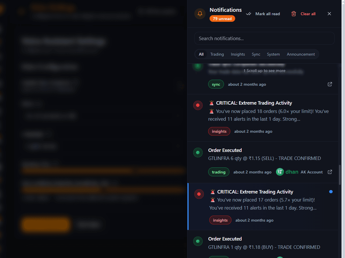 Voice based live insights